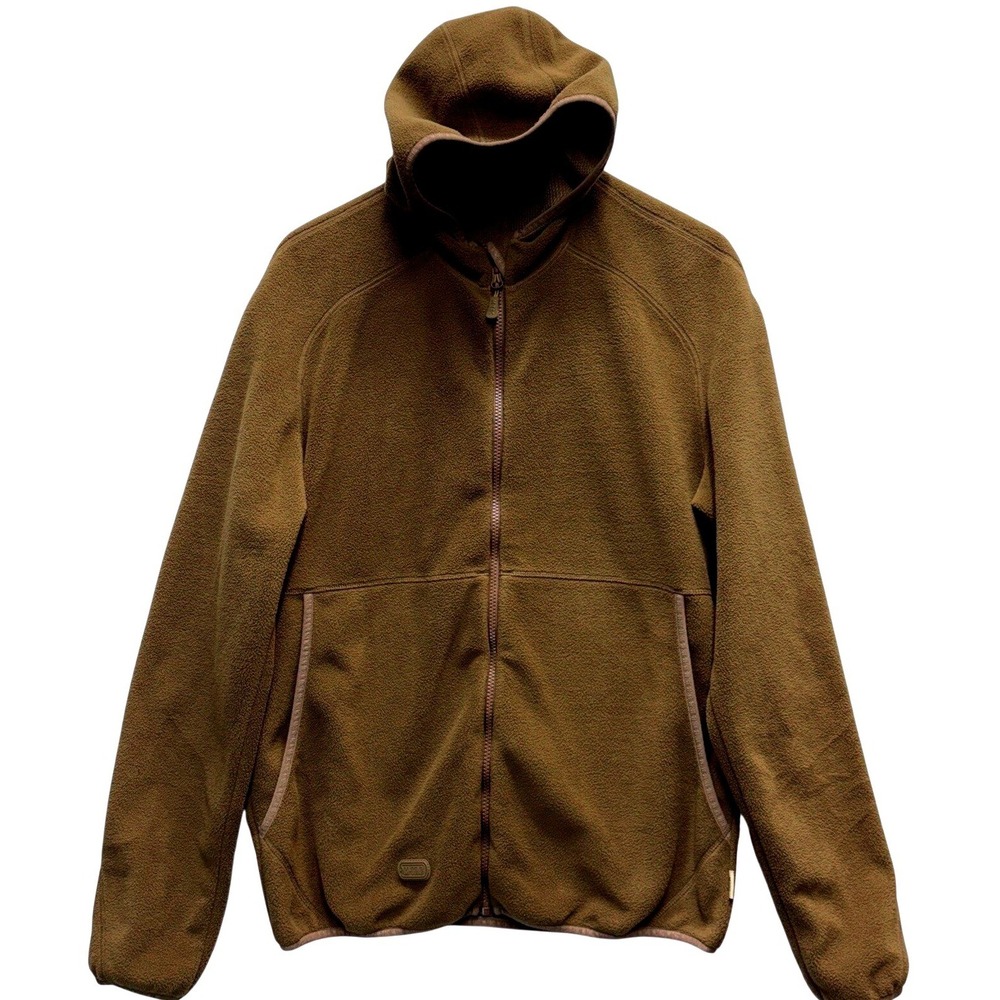 M-Tac Lite Microfleece Hoodie Mens XL Coyote Brown Tactical Full Zip Jacket